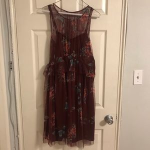 Lauren Conrad floral lace dress.